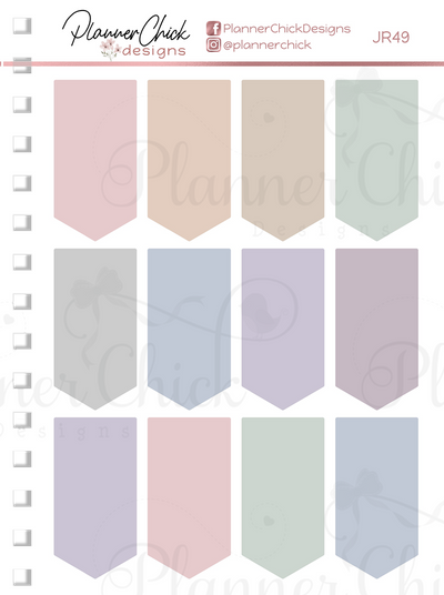 Neutral Shapes ~ Mini Stickers