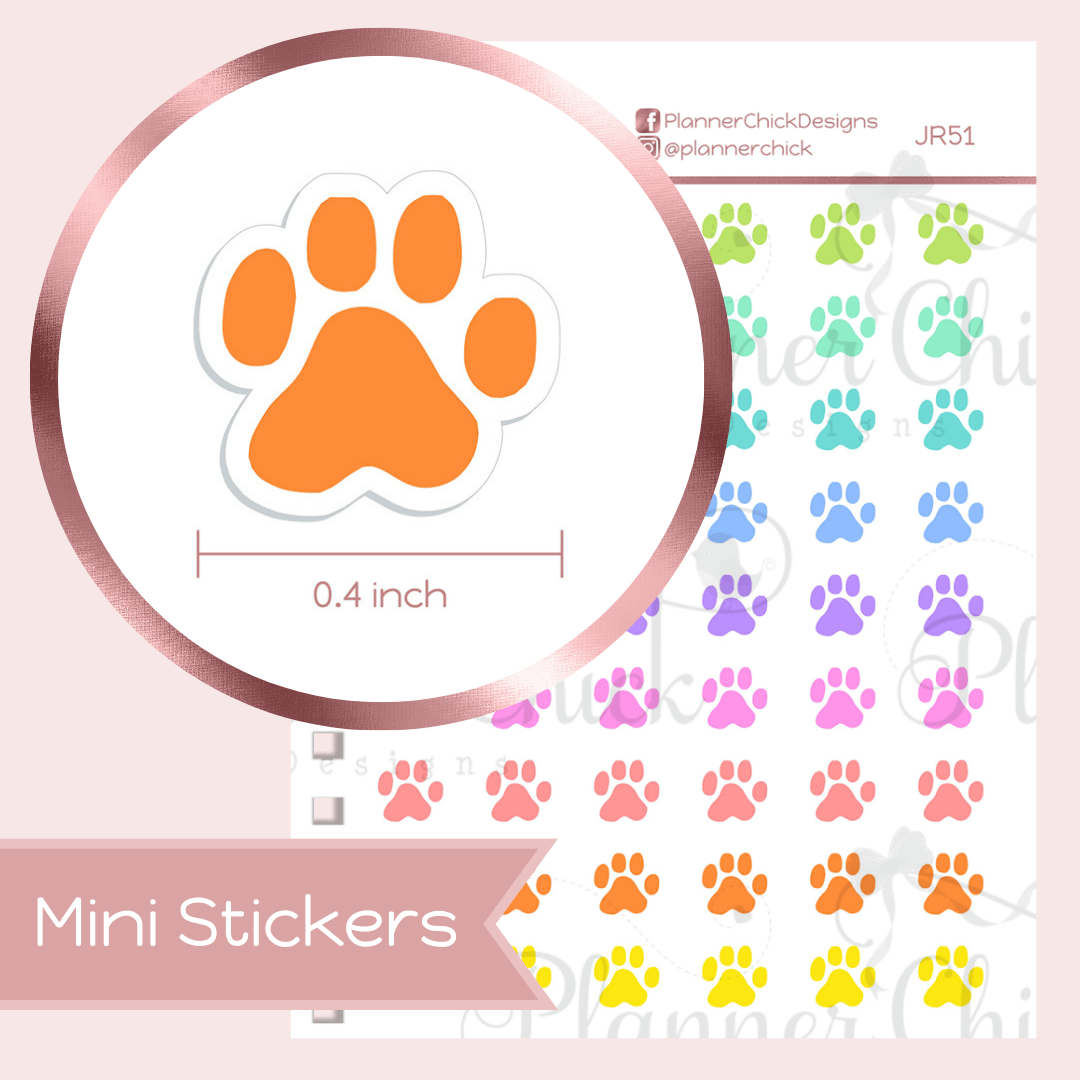 Mini Stickers ~ Paws