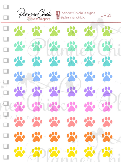 Mini Stickers ~ Paws