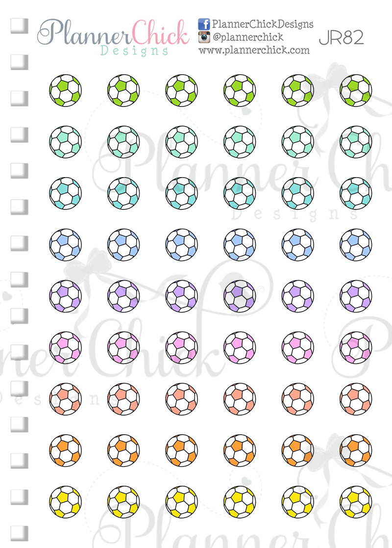 Mini Stickers ~ Soccer
