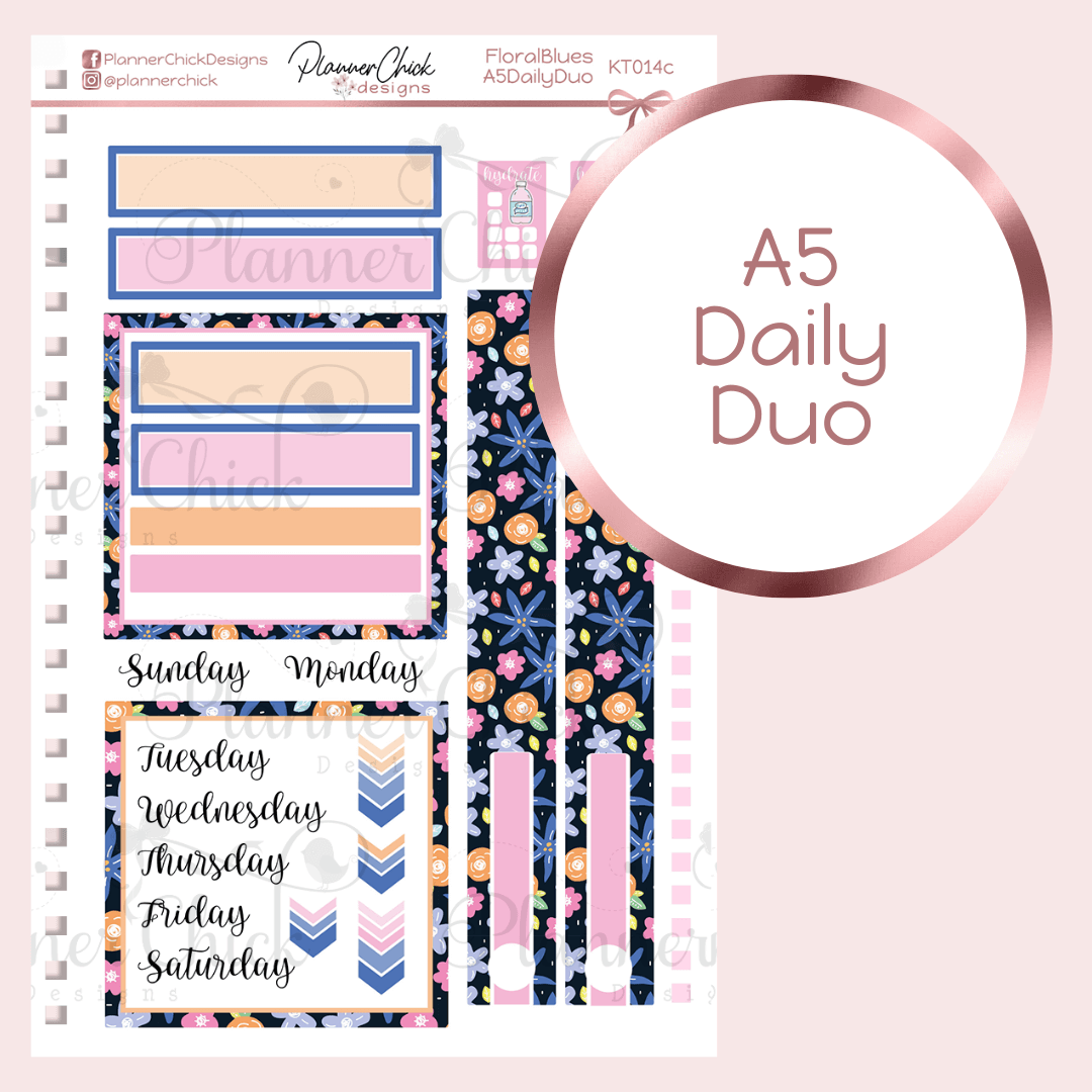 Floral Blues ~ Mini Kits
