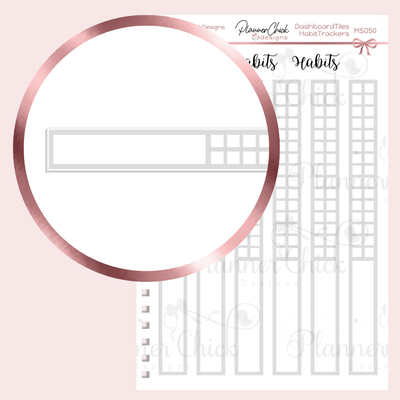 Dashboard Tiles ~ Habit Tracker Strips
