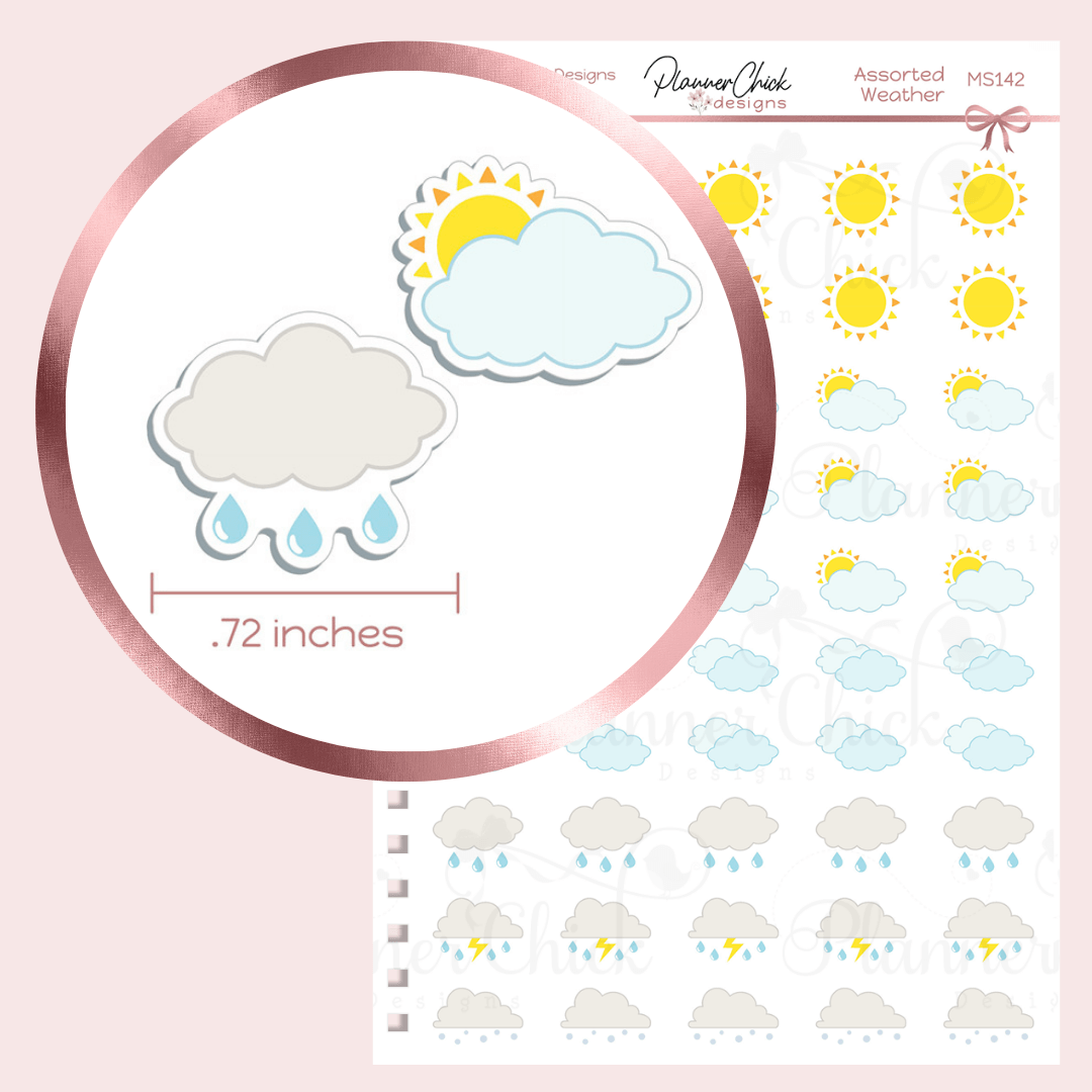 Assorted Weather Stickers