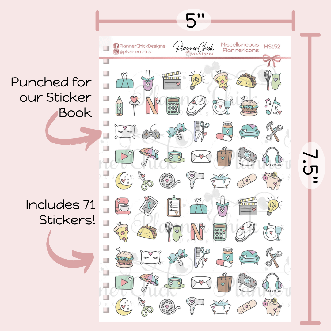 Assorted Planner Icons