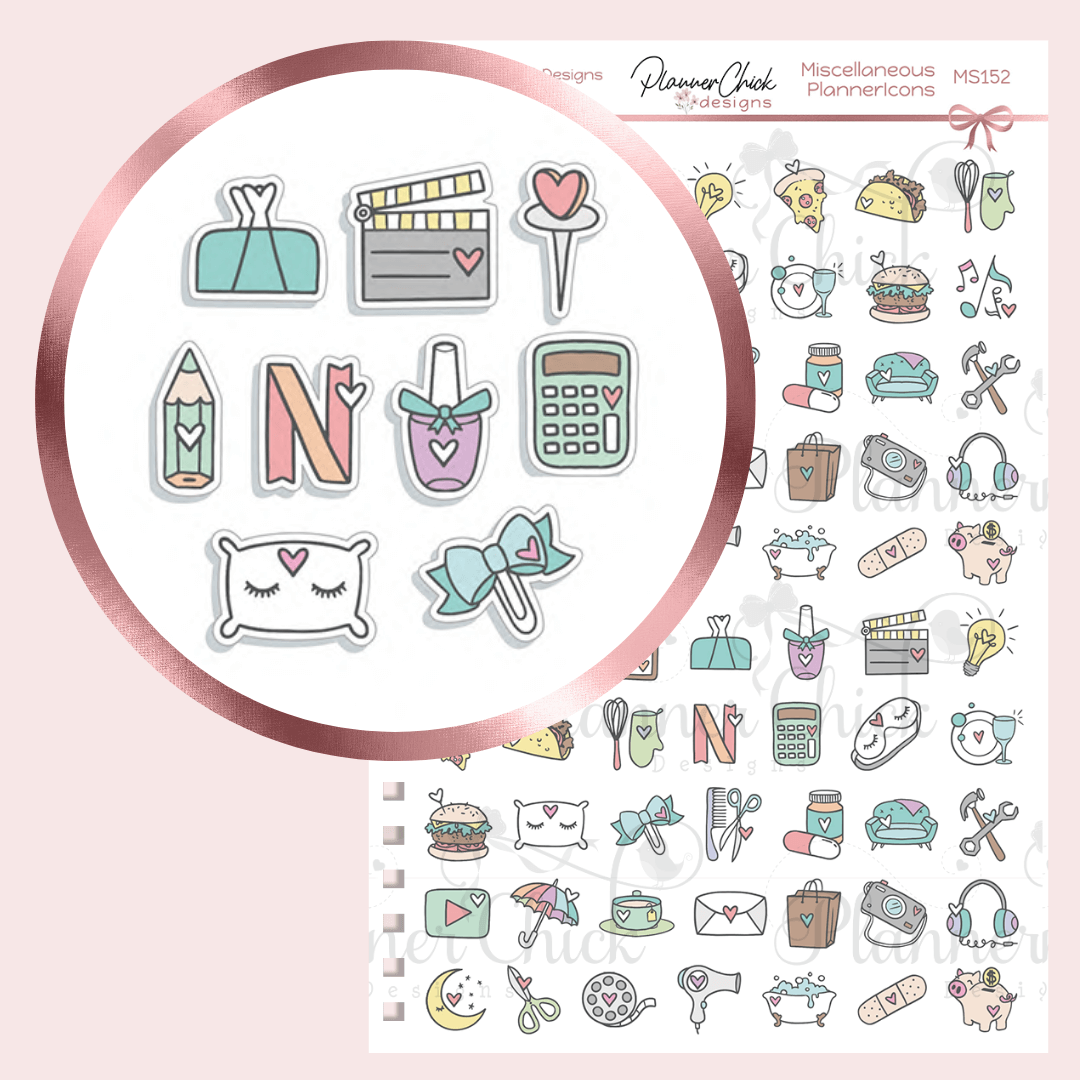 Assorted Planner Icons