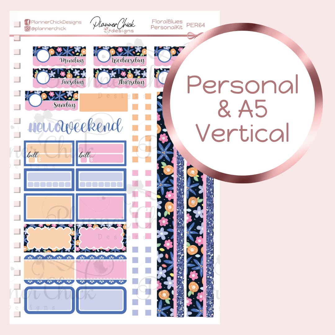 Floral Blues ~ Mini Kits