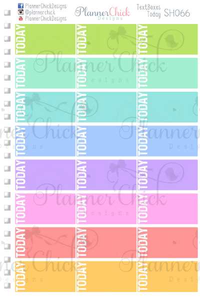 Text Boxes - Today