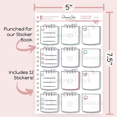 Cute Notebook Checklists