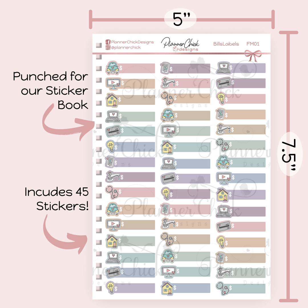 Bill Payment Labels