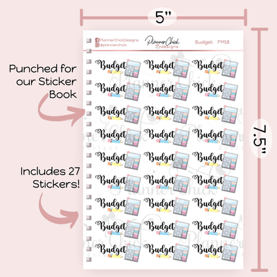 Budget Planner Stickers