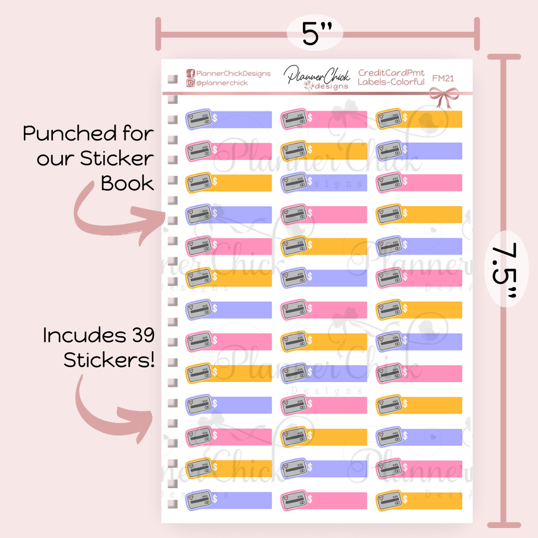 Bill Labeling Bill Payment Labels – PlannerChickDesigns