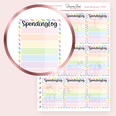 Sidebar Spending Tracker