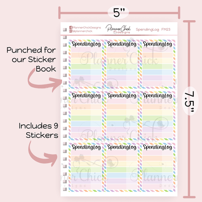 Sidebar Spending Tracker