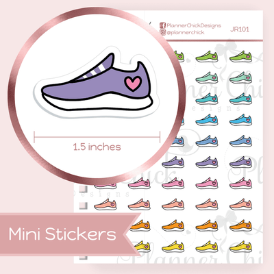 Mini Stickers ~ Walking/Running Shoes