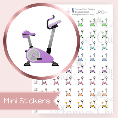 Mini Stickers ~ Stationary Bikes