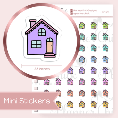 Mini Stickers ~ Houses