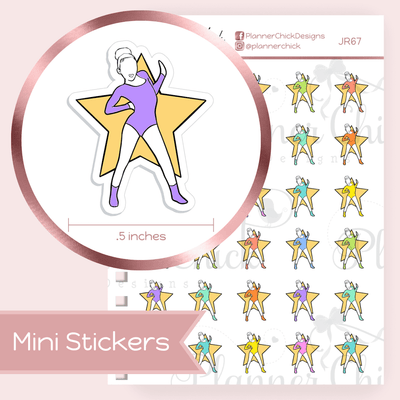 Mini Stickers ~ Dance