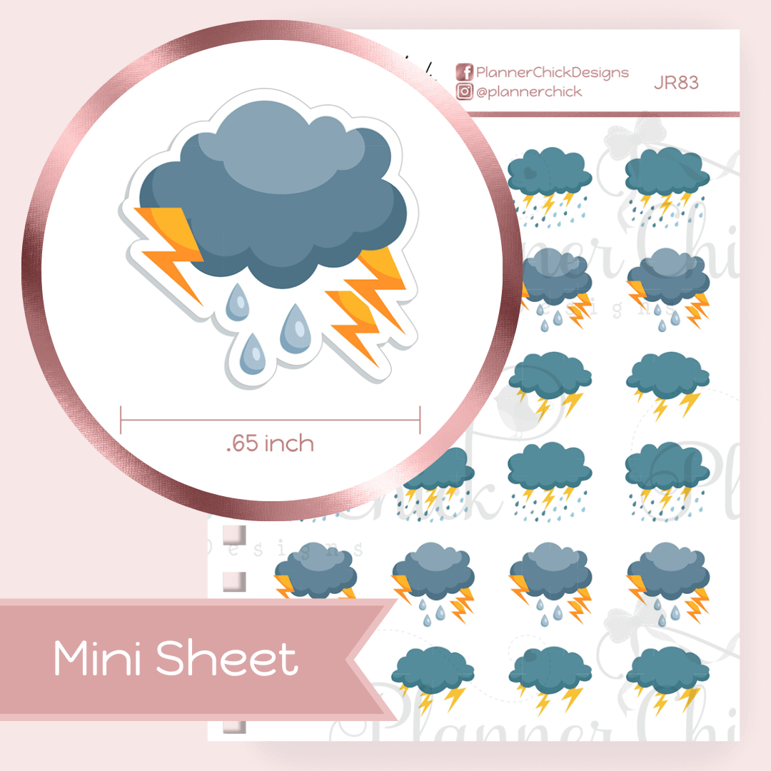 Mini Stickers ~ Weather Icons – PlannerChickDesigns