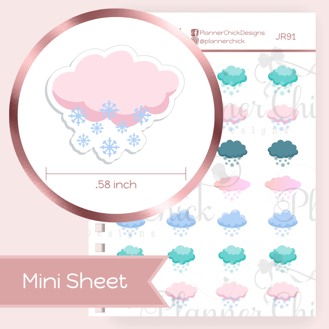 Mini Stickers ~ Weather Icons – PlannerChickDesigns
