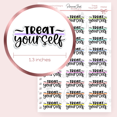 Treat Yourself Planner Stickers