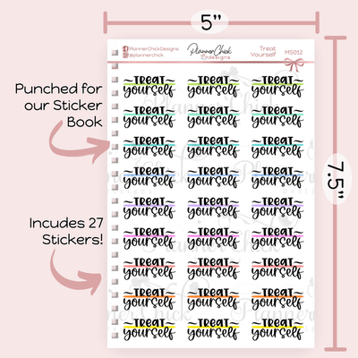 Treat Yourself Planner Stickers