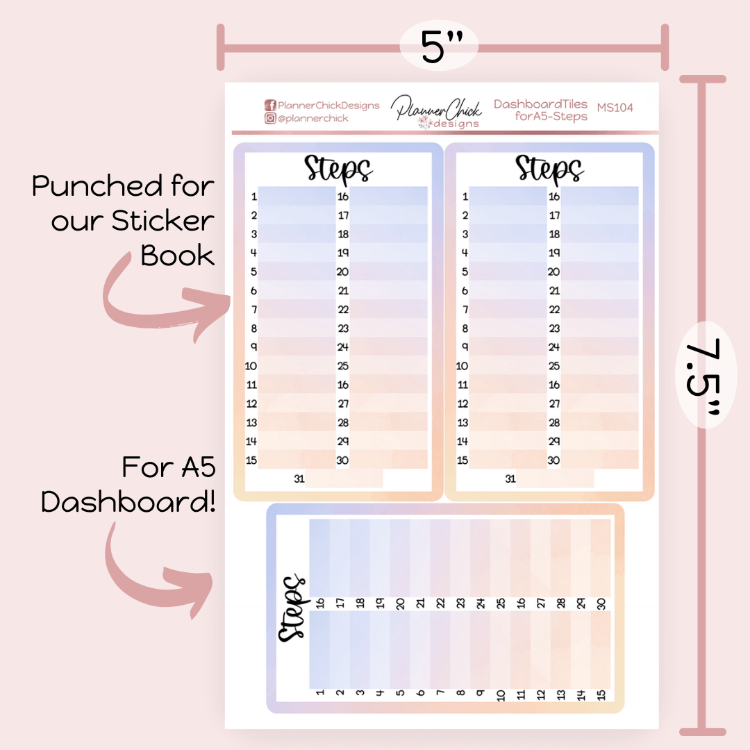 Dashboard Tiles ~ Steps