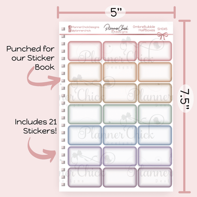 Ombre Bubble Boxes