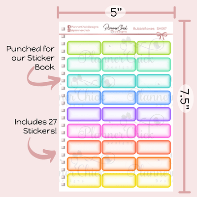 Ombre Bubble Boxes